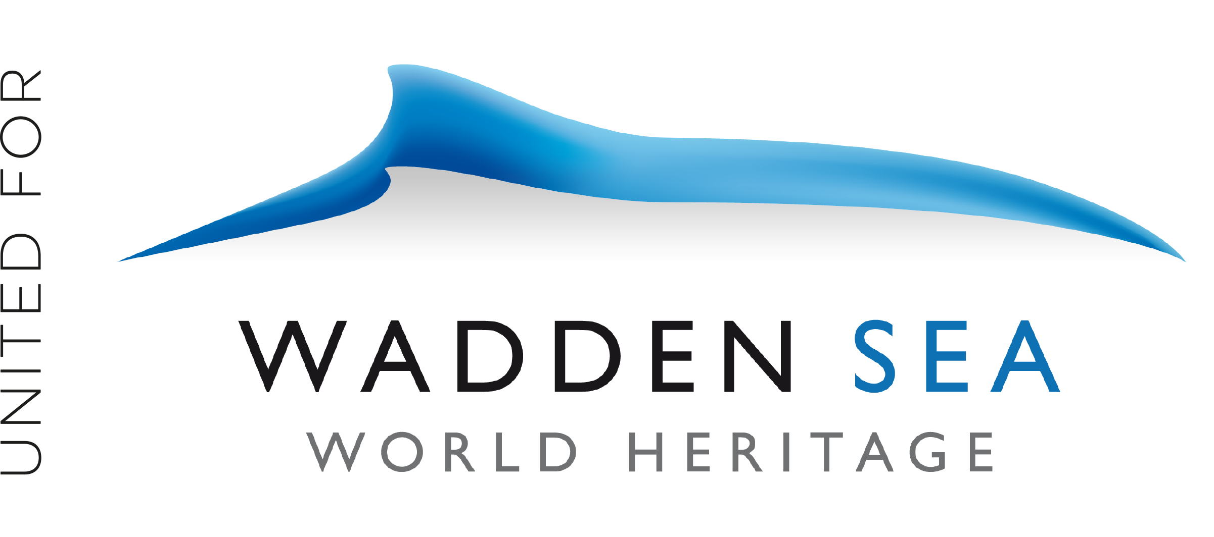 Logo Werelderfgoed Waddenzee - Engels