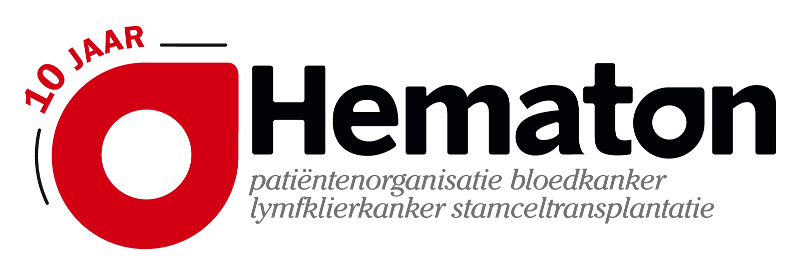 Logo Hematon 10 jaar